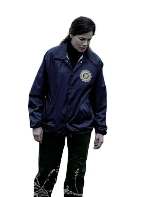 The Whisper Man 2026 Michelle Monaghan Blue Jacket