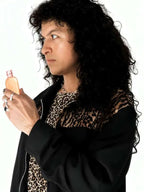 The Wrong Girls 2026 Alia Shawkat Leopard Print Black Jacket