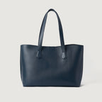 The Bianca Blue Leather Tote Bag