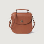 The Sandra Brown Leather Saddle Bag