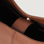 The Stefani Brown Leather Hobo Bag