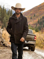 Ryan Bingham Yellowstone Walker Wool Pea coat