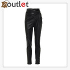 Unique Style Leather skinny pants
