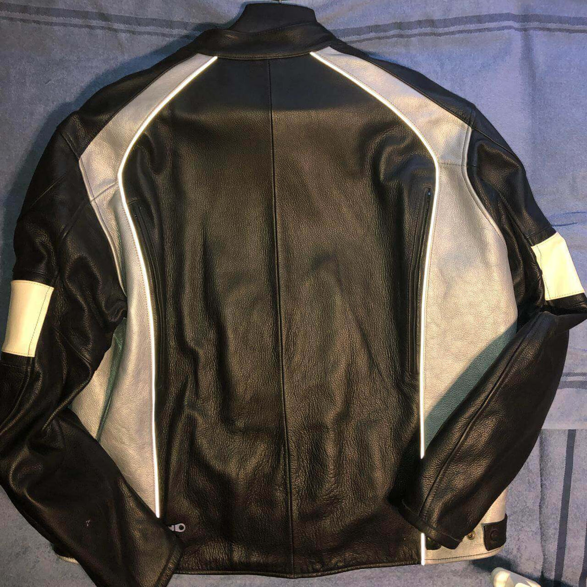 Unisex Motorcycle Yamaha Racing Cowhide Leather Jacket