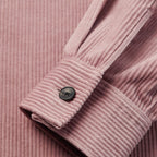 Unisex Pink Full Sleeves Soft Cotton Corduroy Jacket