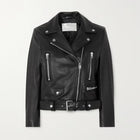 Women Black Sheepskin Motorbike Riding Leather Biker Jacket
