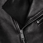 Women Black Lambskin Motorbike Riding Leather Biker Jacket