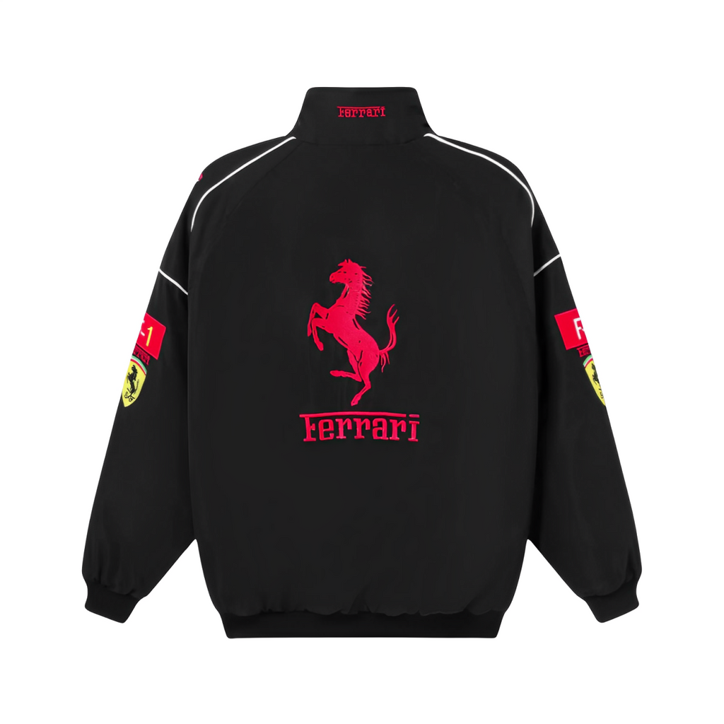 FERRARI F1 RACING JACKET - BLACK