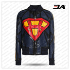 Fashion Printed Leather Jacket Women