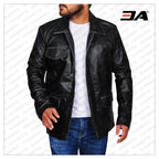 Vintage Black Leather Jacket