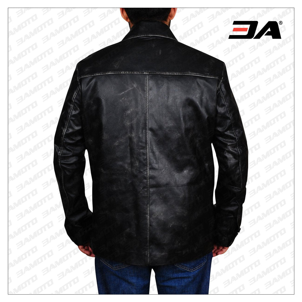 Vintage Black Leather Jacket
