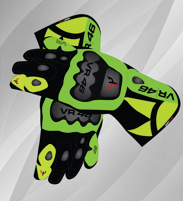 Valentino Rossi MotoGP 2019 Leather Gloves
