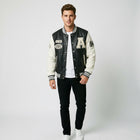 Urban Varsity Jacket With Baseball Collar