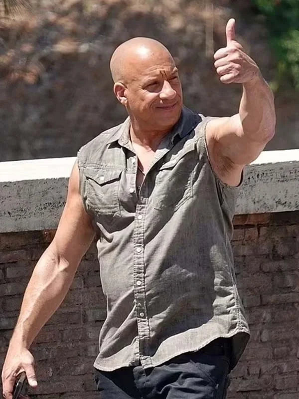 Vin Diesel Fast X Gray Cotton Vest
