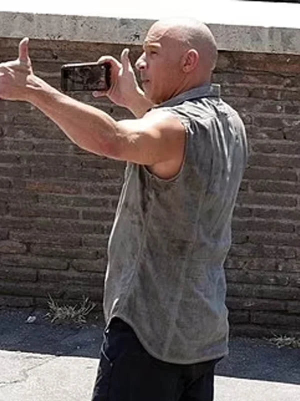 Vin Diesel Fast X Gray Cotton Vest