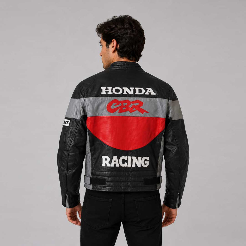 Vintage Honda Racing Leather Jacket