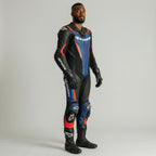 Alpinestars GP Force V2 One-Piece Racing Leather Suit | Black Blue Red