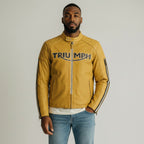 Triumph Braddan Air Race Leather Motorcycle Jacket