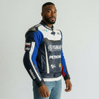 Yamaha Petronas Factory Racing Motorcycle Leather Jacket