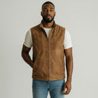 Men's Suede Casual Waistcoat Vest