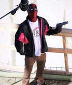 Ryan Renolds Deadpool and Wolverine Satin Bomber Jacket