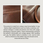 The Poet Vintage Brown Leather Tote Bag