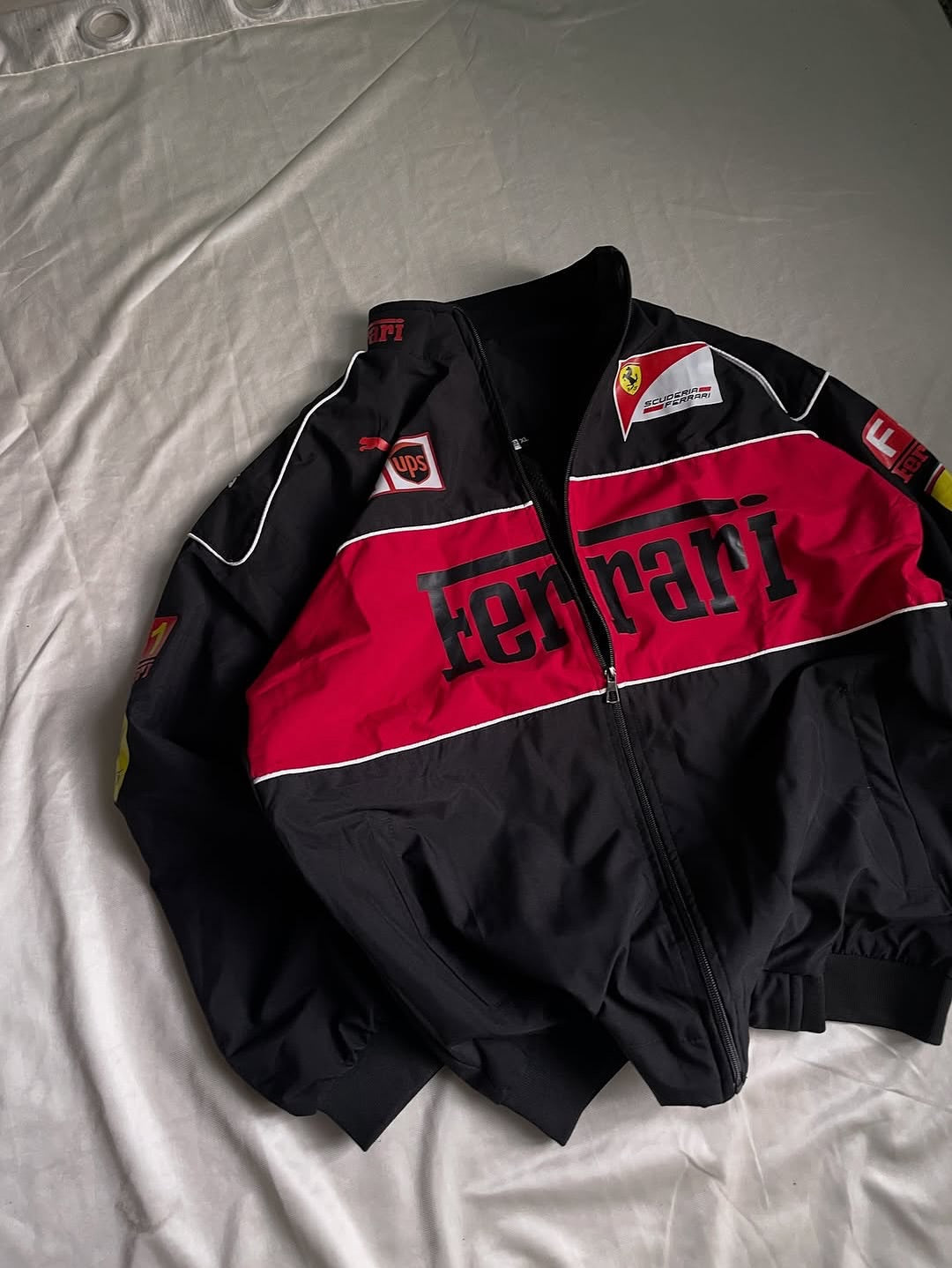 Ferrari Racing Jacket – Premium Scuderia F1 Fabric Edition | Street Wears
