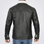 Shearling Trucker Jacket For Men
