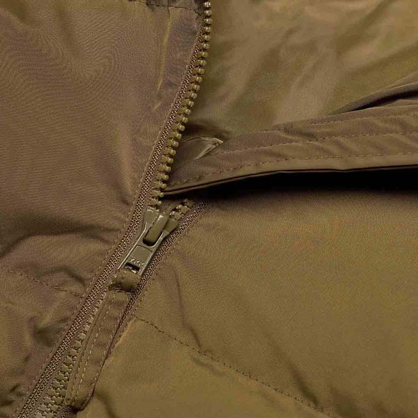 Mens Hooded Brown Puffer Jacket