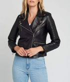 Womens Motorcycle Leather Jacket
