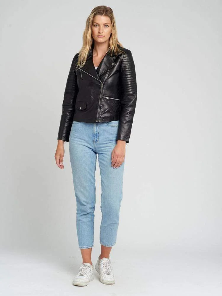 Womens Motorcycle Leather Jacket