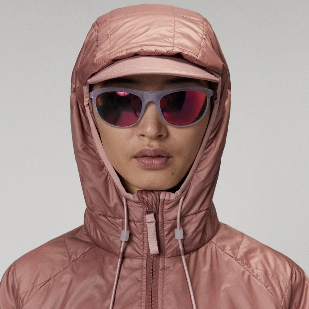 Women's Pink Winter Parka Jacket with Hood