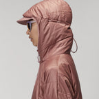 Women's Pink Winter Parka Jacket with Hood