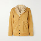 Women Brown Sheepskin Aviator Fur Collar RAF Shearling Suede Leather Jacket
