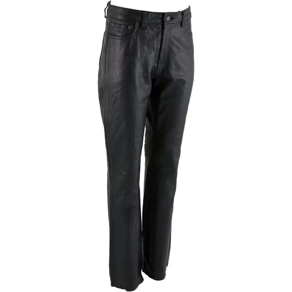 Women's Biker Leather Pants