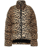 Womens Faux Fur Leopard Jacket