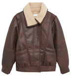 Women’s Faux Shearling Aviator Jacket