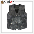 Womens Harley Davidson Motorcycle Leather Vest