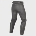 Women's Leather Biker Pants Back Side View