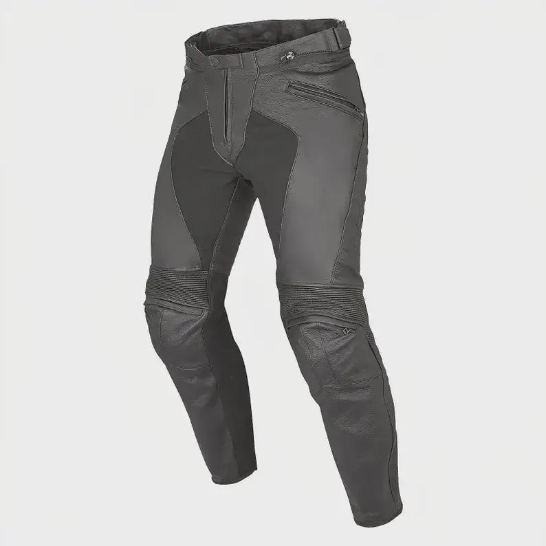 Women's Leather Biker Pants