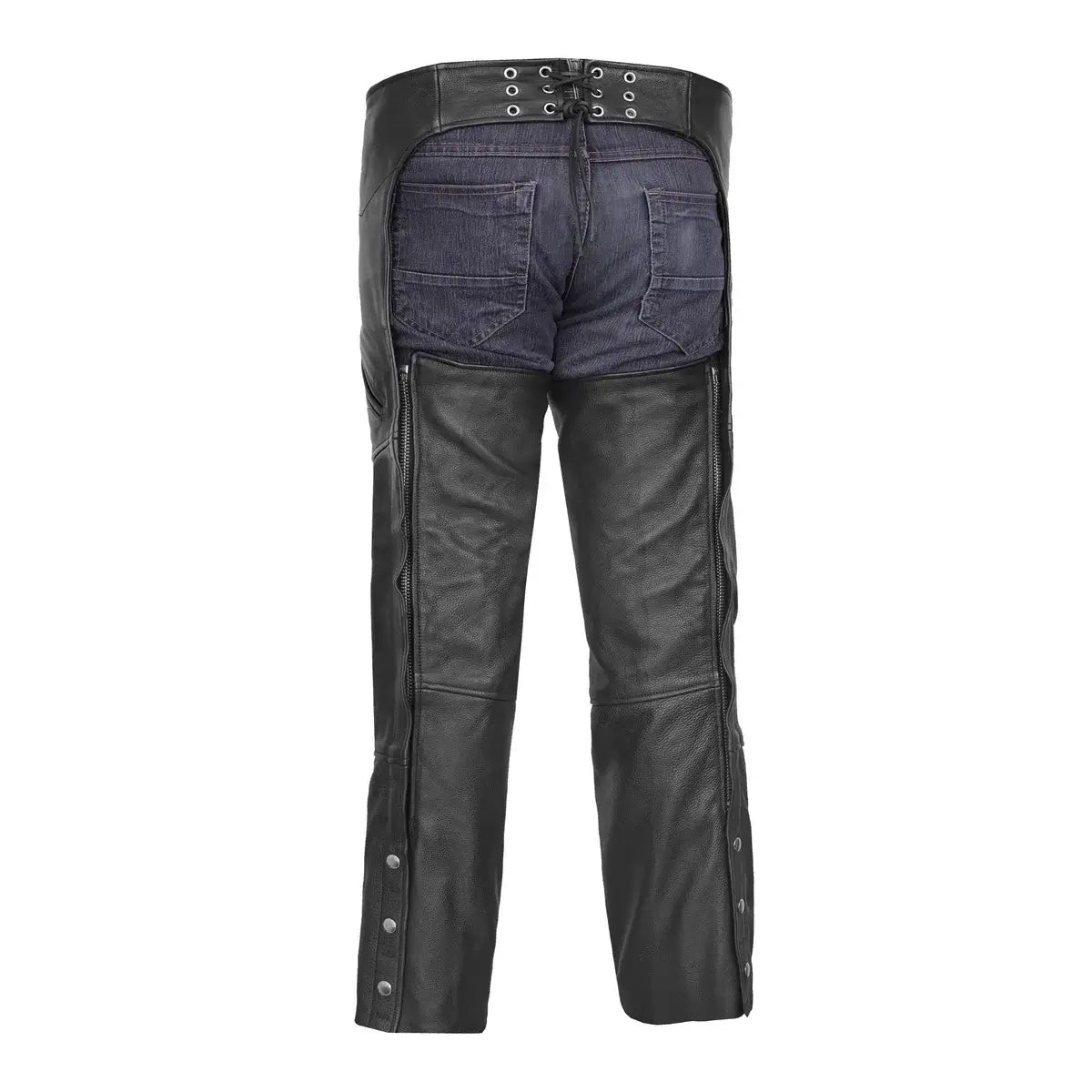 Women's Touring Motorcycle Chaps Back Side View