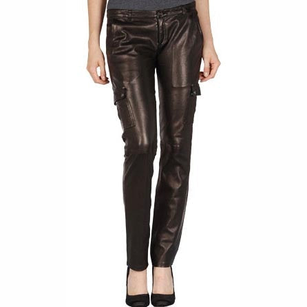 Women’s Urbane Haute Black Leather Pants