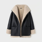 Women’s B3 RAF Aviator Styled Sheepskin Shearling Leather Jacket