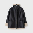 Women’s B3 RAF Aviator Styled Sheepskin Shearling Leather Jacket