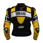Yamaha R6 Racing Leather Jacket – Yellow & Black Motorcycle Biker Riding Jacket for Men