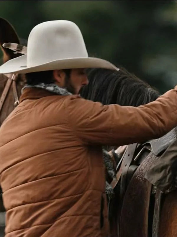 Ryan Bingham Yellowstone Season 4 Walker Puffer Jacket