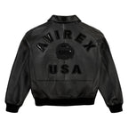 Avirex Iconic Black American Flight Leather Jacket