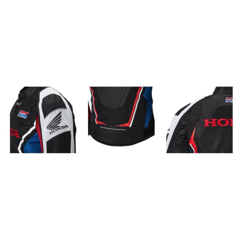 Honda HRC Men’s Black Red Racing Motorcycle Jacket