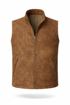 Men's Suede Casual Waistcoat Vest