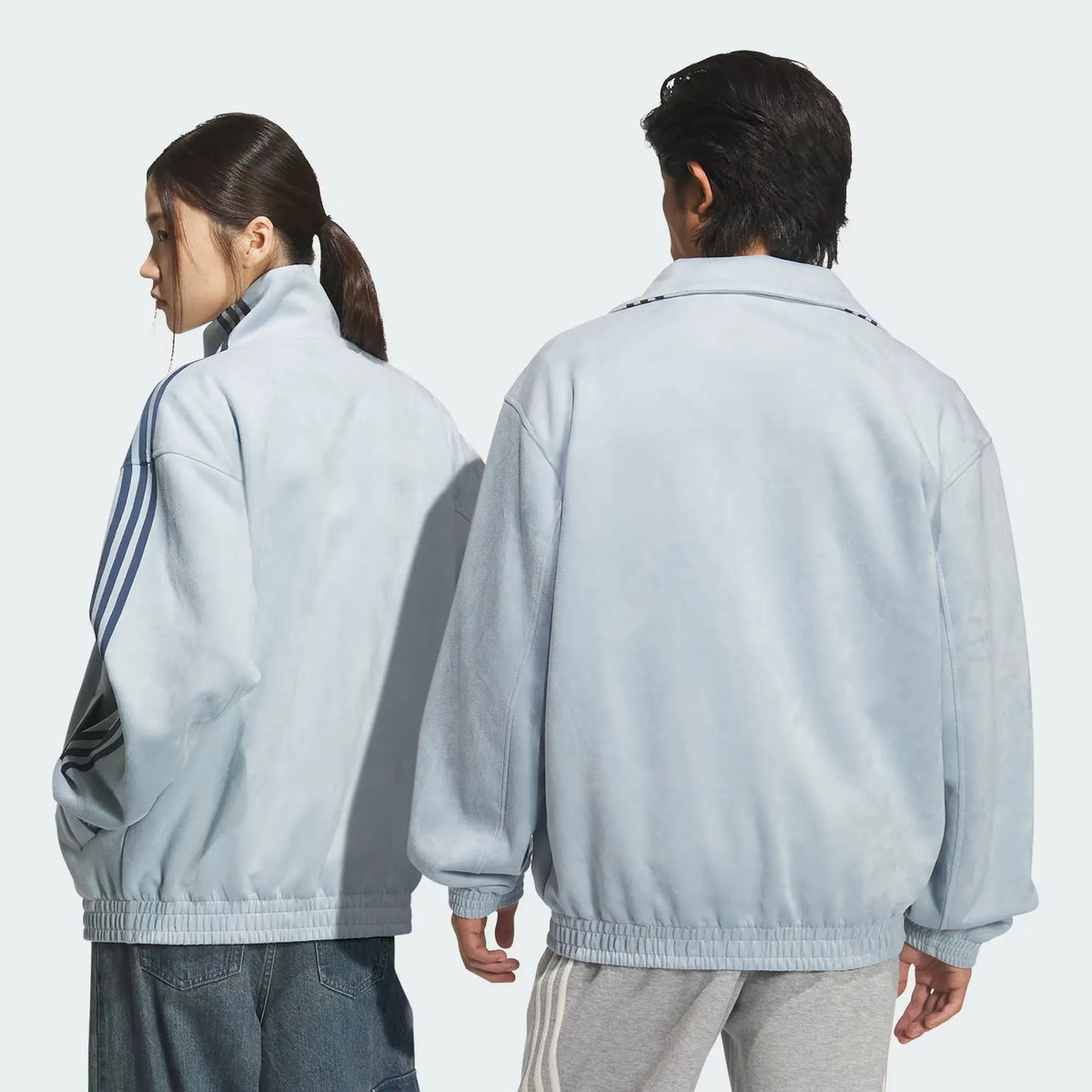 Adidas Chinese New Year (CNY) Knot Jacket | Sky Blue Mandarin Collar Track Jacket